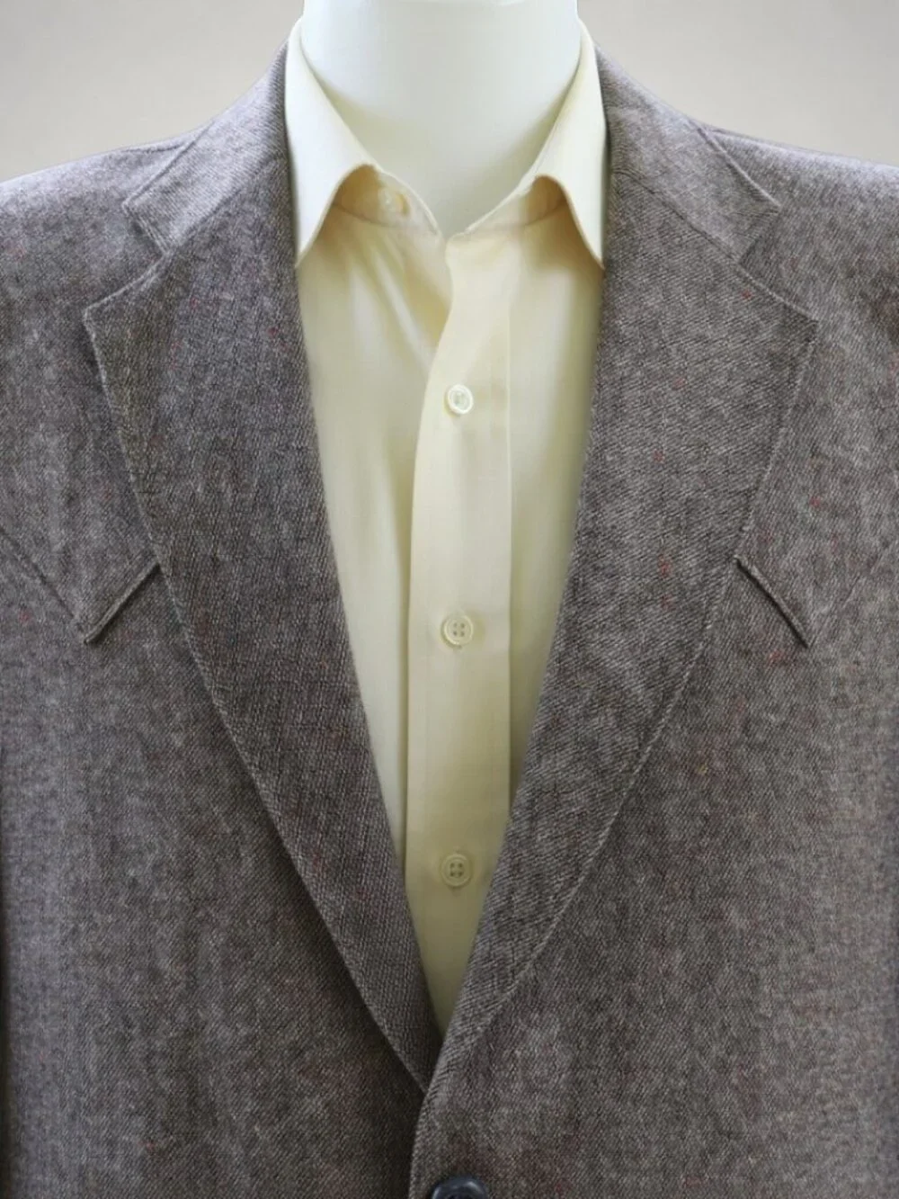 Vintage Grand Entry Western Wool Tweed Blazer Mens 44R USA Cowboy Sport Coat